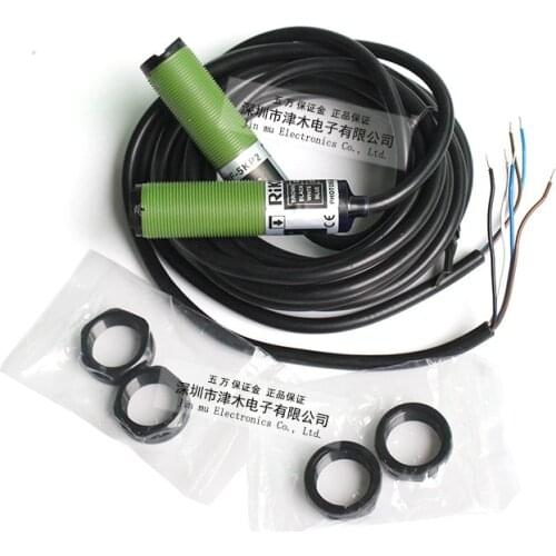 RMF-5KP2 M18 cylindrical photoelectric sensor beam switch 6months warranty