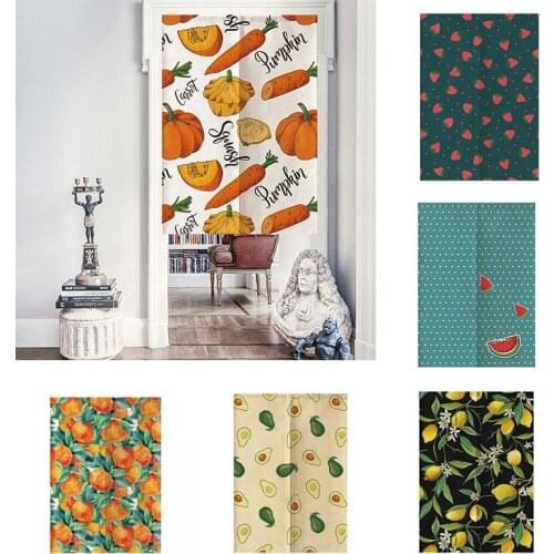 Ins Bedroom Decoration Kitchen Bathroom Partition Curtain Geomantic Door Curtain Cloth Hanging Half Curtain
