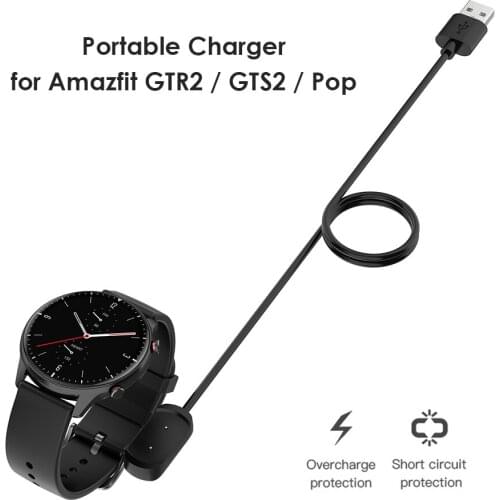 100cm Magnetic Charging Cable for Huami Amazfit GTR2/GTS2/Pop Power Cord Line Smart Watch Wireless Charging Cable