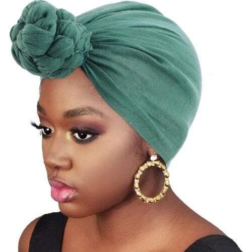 Turbans For Women Fashion Balinese Yarn Cotton Linen Scarf Autumn/Winter Spot Candy Color Headdress Muslim Headdress Shawl 92