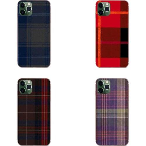 For Samsung Galaxy S20 S10 S9 S8 Plus A50 A70 A40 A30 A20 A10 A50S A70S A10S Soft Art Cover Case Simple Small Fresh Lattice