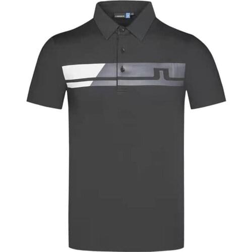 2021JL New Men Short Golf T-Shirt Sports Clothes Outdoor Leisure Sports Golf Shirt Free Shipping