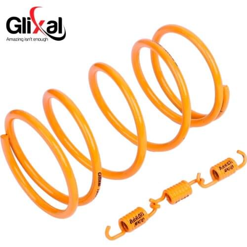 Glixal High Performance Racing Torque Spring Clutch Springs GY6 50cc-100cc 139QMB 139QMA Scooter ATV Engine (1500RPM,Yellow)