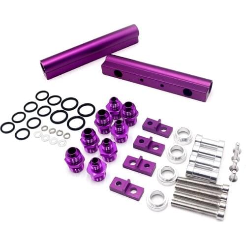 HQ Top Feed Injector High Flow Fuel Rail Kit ForSUBARU SUB WRX STI EJ20 EJ20T STI TURBO FUEL RAIL KITS FUEL SUPPLY YC100741