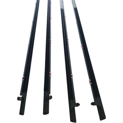 4pcs Car Weatherstrips Window Moulding Trim Seal Belt For Honda Accord 9th 2014-2016 year