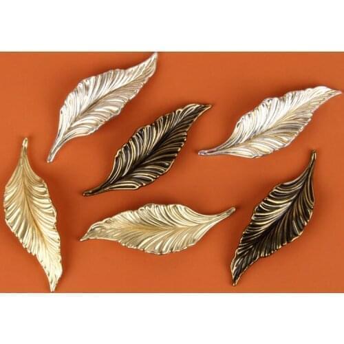 Vintage Gold Tree Leaf Furniture Kitchen Handles Cabinet Knob for Wardrobe Drawer Door Pulls
