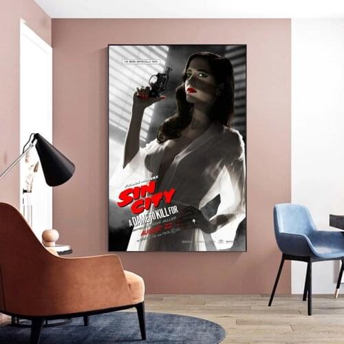 Sin City Eva Green Movie Poster Wall Painting Home Decoration (No Frame)