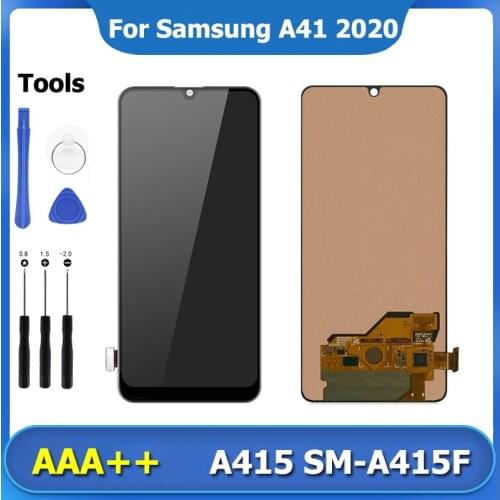 AAA+ A41 LCD Display For Samsung Galaxy A415 Display SM-A415F Super AMOLED Touch Screen Digitizer Assembly Screen Replacement