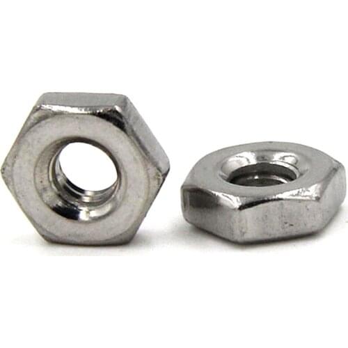 1-50pcs DIN439 Thin Hex Nuts 304 Stainless Steel M3 M4 M5 M6 M8 M10 M12 M16 M20 M24 Thin Nuts