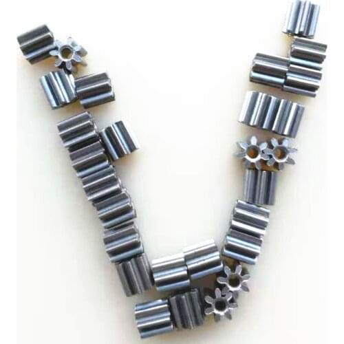 10pcs Motor Powder Metallurgy Gear 0.7 modulus 7 teeth inner diameter 2mm Diy Metal Micro Pinion Gears