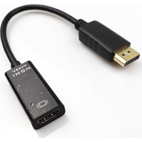 Dp to hdmi adapter DisplayPort to hdmi cable Converter 1080p adapter Dp Male to Female hdmi for HDTV Projector Laptop Displays
