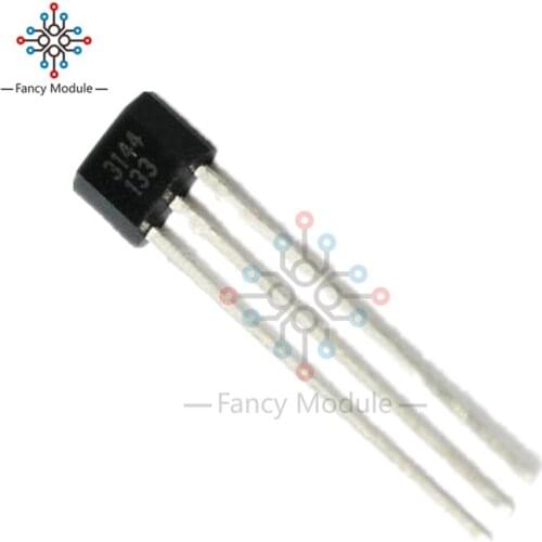 5Pcs Hall Element A3144 A3144E OH3144E Hall Effect Sensor Brushless Electric Motor