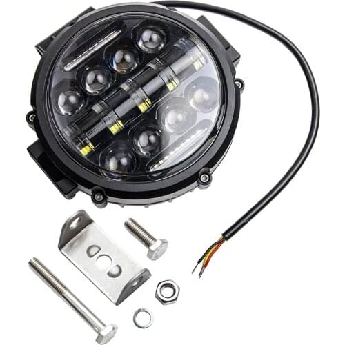 7"inch 200W Round Off Road DRL Led Work Lights For Jeep Bumper Truck Boat 4WD