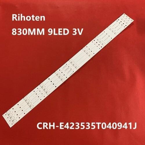 830MM LED Backlight strip 9 lamp For 42"TV 42E10 42S260 42H220 42L23 42H200 LED42V3i CRH-E423535T040941J REV1.0