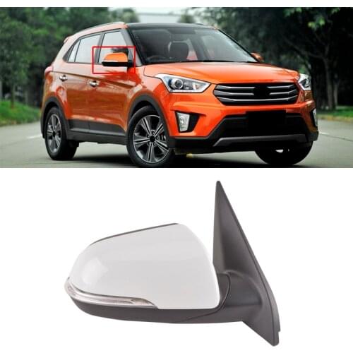 CAPQX 3/5/8 Wire For Hyundai IX25 Car Exterior Rearview Mirror Side Mirror Reversing Mirror Rear View Mirror Reflector Assembly