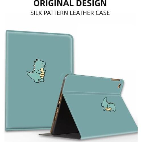Couple Smiling Little Dinosaur Cover for Ipad Pro 11 Case for Ipad 6th Generation Cases Kids 10.2 Ipad 10 2 Case Ipad Mini 4 5