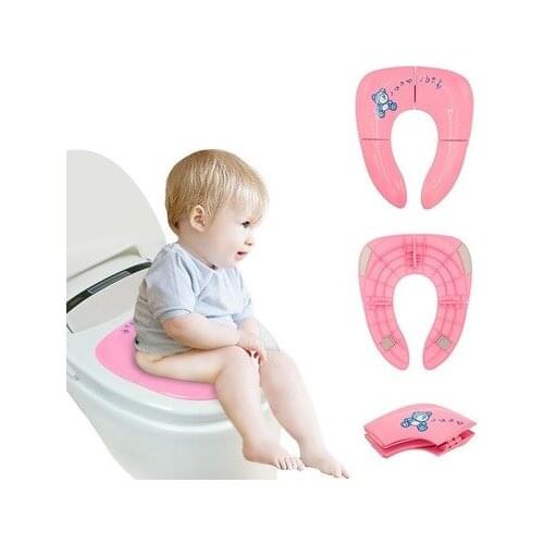 Kids Toddler Toilet Seat Cushion Plastic Baby Bathroom Potty Training Seat Cover Safety And Sanitary Anti-skid baby toilet cover