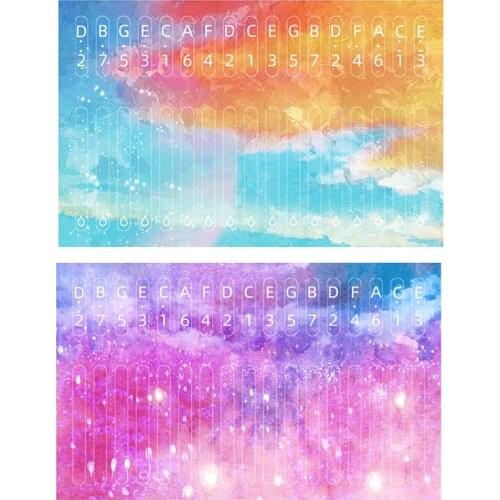 DEXINOR Hobby DIY Kalimba 17 21key Scale Sticker Thumb Piano for Beginner Learner Musical Mark