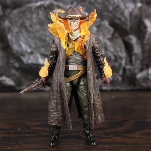 Marvel Ghost Rider Ranger Caretaker 6" Action Figure Custom 2007 Movie Carter Slade Legends West Bowboy Version Toys Doll Model