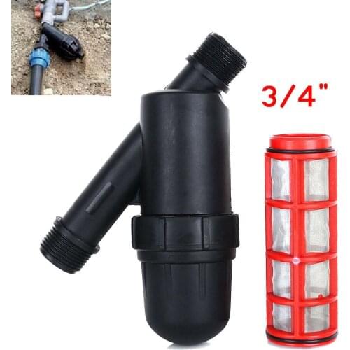 3/4" Y Irrigation Water Filter 120 PSI for Agricultural Garden Drip Strainer Filters Black