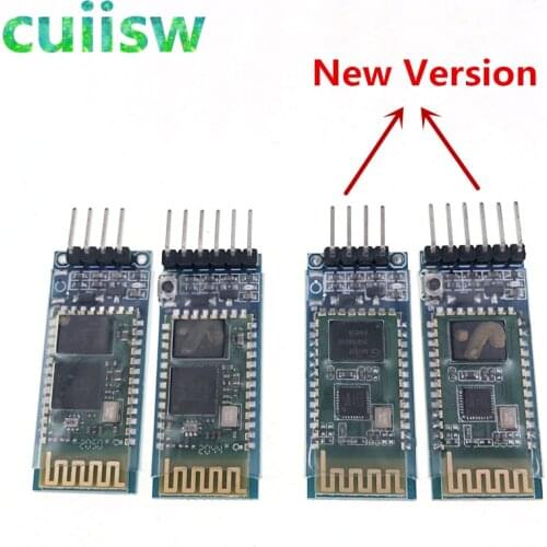 HC-05 HC-06 Master-Slave 6Pin/4Pin Anti-Reverse, Integrated Bluetooth Serial Pass-Through Module, Wireless Serial for Arduino