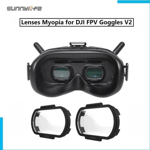Corrective Lenses Myopia Nearsighted Glasses Aspherical Resin Lenses Accessories for DJI FPV Goggles V2