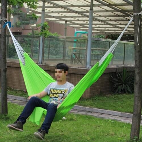 Outdoor creative hammock parachute camping anti-rollover bed indoor swing rocking chair foot rest patio furniture adult hanging