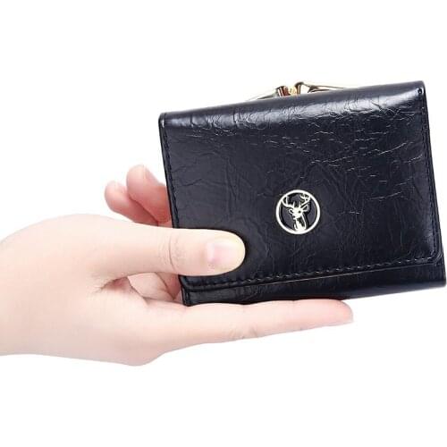 Small Women Wallet Animal Short Womens Wallet Card Holder Girls Mini Wallet Woman Fashion Lady Coin Purse for Female Clutch Bag