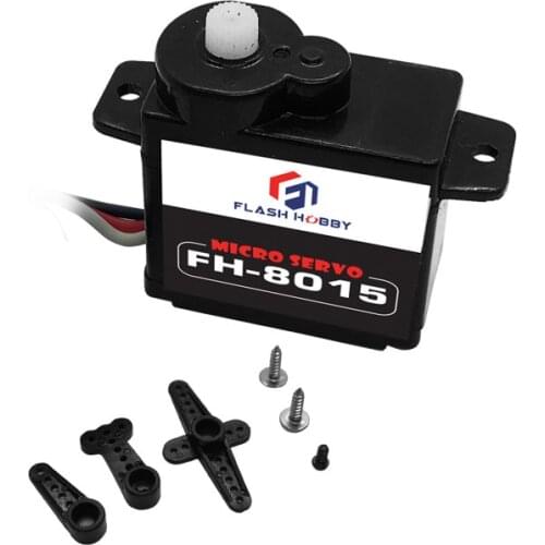 FlashHobby FH-8015 8g Mini Micro Servo for RC for RC 250 450 Helicopter Airplane Car