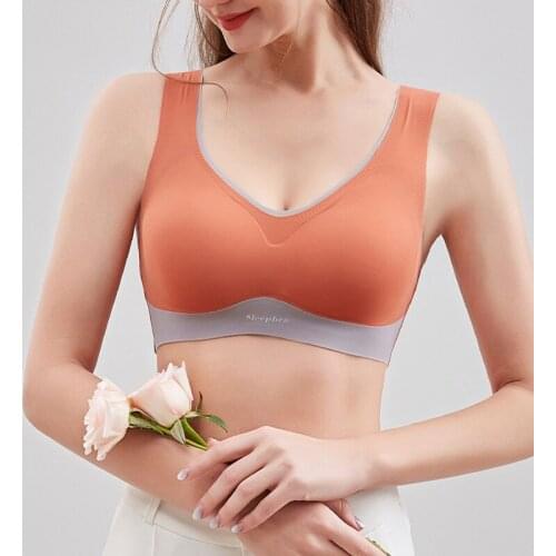 Fashion Sports Push Up Bra One-Piece Vest High Impact Running Underwear Fitness Yoga Gym Bralette Breathable Sexy Lingerie Girl