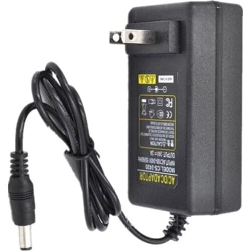 2021 New 21V 1A 18650 Lithium Battery Charger DC 5.5x2.5MM Power Jack Socket Female Panel Wall Mount Charging Adapter Connector