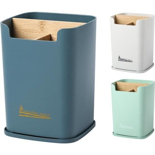 Useful Chopsticks Basket Multifunctional Removable Chopsticks Storage Plastic Large Capacity Kitchen Rack for Countertop