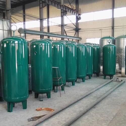 Industrial New Air Compressor Tank Stainless Steel Good Quality 1000L/2000L/3000L/4000L 0.8/1/1.2Mpa Air Storage Tank with CE