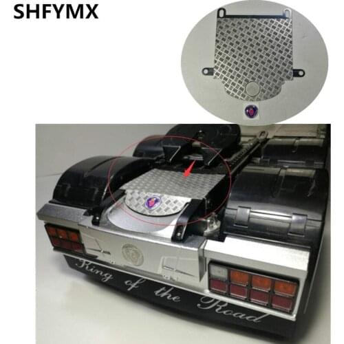 Stainless Steel Anti-Skid Plate For 1/14 TAMIYA RC Tractor Trailer SCANIA Truck 2-Axes R470 3-Axes R620 56323 RC Toys Car Parts