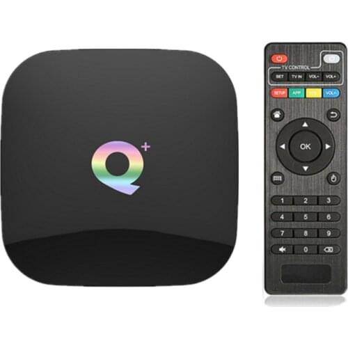 Q PLUS 6K TV Box Replacement for Android 9.0 Wifi TV Box Remote Control 2GB+16GB Media Player
