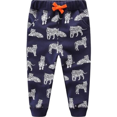 Jumping Meters Trailer Grey Boys Cotton Pants Children Trousers 2018 Autumn Winter Baby Clothes Sweaterpants Kids Leggings