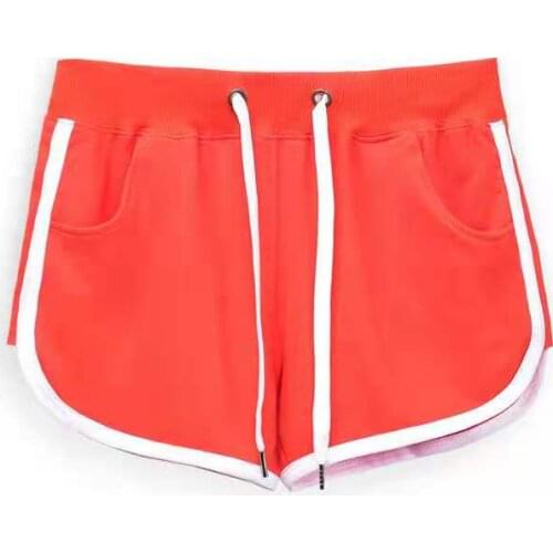 Women Shorts Summer Casual Solid Drawstring shorts high waist loose shorts for girls Soft Cool female short S-2XL