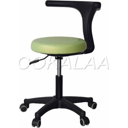 Dental Medical Dentists Chair Seat Adjustable Rolling Chair With Back Anti-Static Beauty Stool Salon Barber