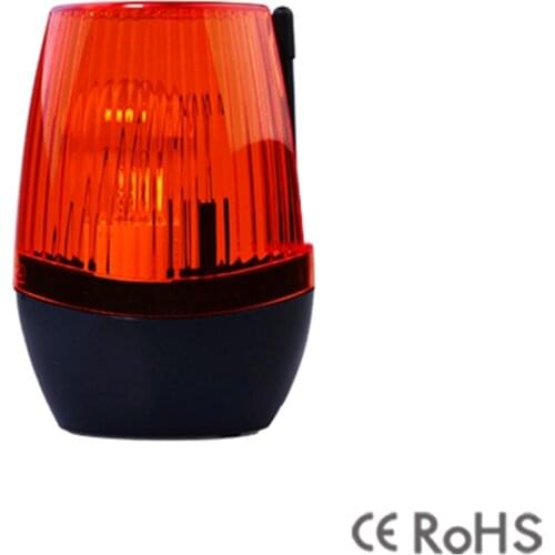 AC/DC 24V 230VAC Outdoor LED Light Flash Alarm Lamp Wall Mount For swing sliding Gate Opener/Barrier Gate