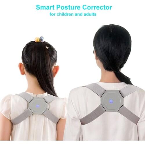 Smart Adjustable Posture Corrector Back Support Brace Belt Straightener Intelligent Reminder Women Men Children Posture Trainer