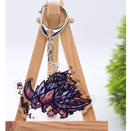 WL0867 Chibi Keychain Acrylic Cartoon Keyring Accessories