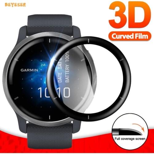 3D Curved Edge Full Coverage Protective Film Cover For Garmin Venu 2 Smartwatch Screen Protector Replacement Watch Protection