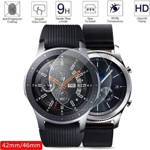 Galaxy watch 46mm For Samsung Gear S3 Frontier Galaxy watch 42mm Gear Sport band Screen Protector 9H 2.5D Tempered S 3 active 2