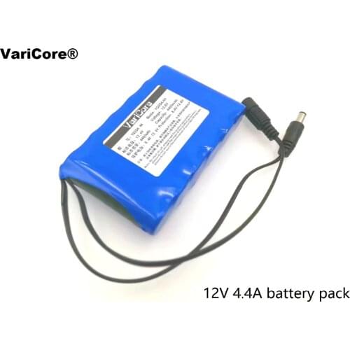 12 v 4.4 Ah 4400mAh 18650 Rechargeable batteries 12V Li-Ion Battery pack Protection Board CCTV Monitor battery