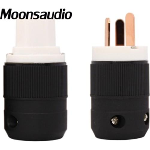 5 Pairs Audio Red Copper AU Version Supply Power Plug HIFI IEC Connector