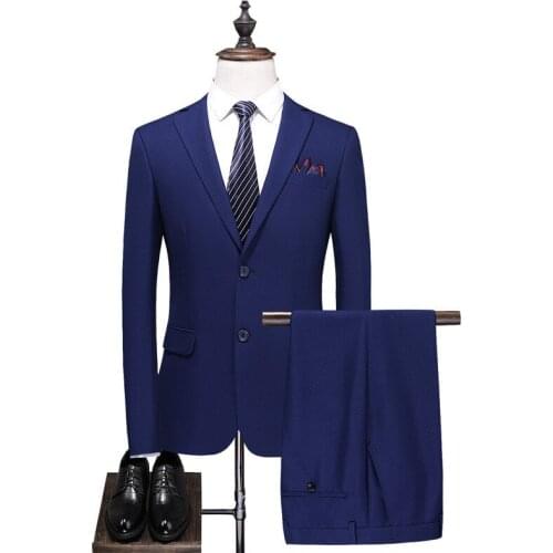 Auguswu Men's Business Suits