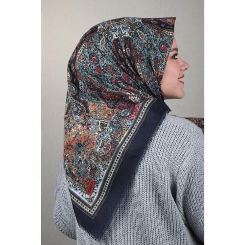 BONJELA PATTERNED COTON SCARF-DESEN-51-RENK-04