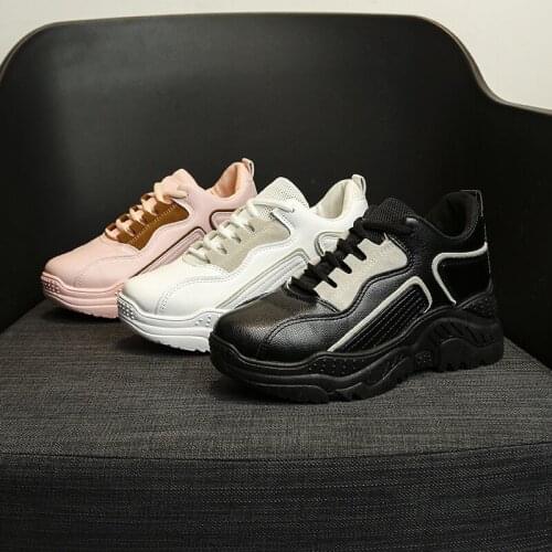 41 Size PU Off White Women Single Shoes Comfortable Luxury Shoes Women Designers Womens Sneakers Soft Bottom Chunky Sneakers