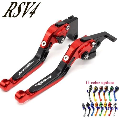 CNC Adjustable Folding Motorcycle Brake Clutch Levers For Aprilia RSV4/RSV4 FACTORY 2009 2010 2011 2012 2013 2014 2015 2016