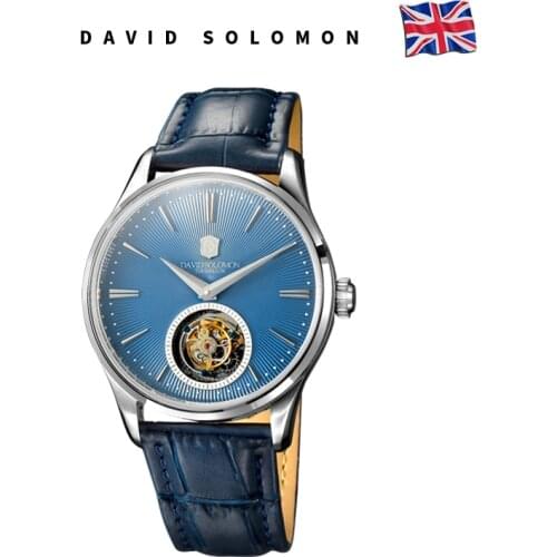 Мужские часы с кожаным ремешком David Solomon China At AliExpress